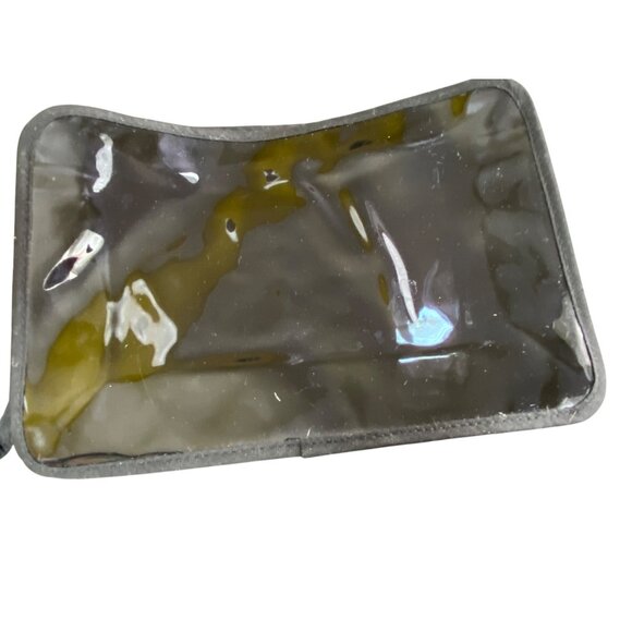 Dolce & Gabbana Clear Transparent Makeup Cosmetic Bag Luxe Travel Pouch Plastic - Picture 7 of 7